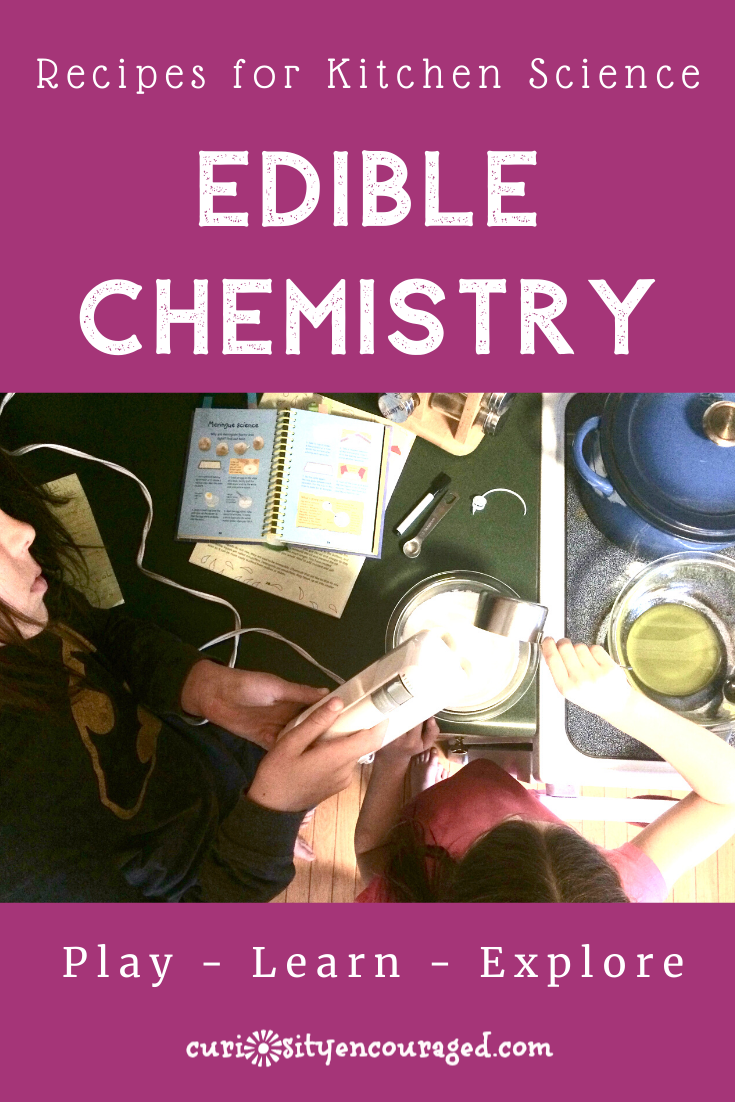 Create Edible Chemistry in your kitchen with these kid-friendly recipes and a handful of ingredients. Hands-on science makes learning fun!
