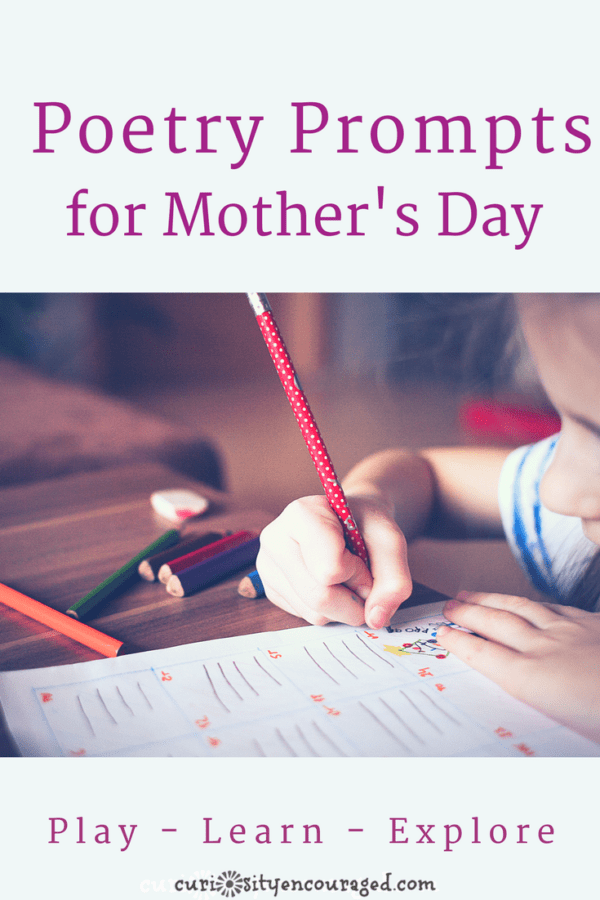 These fun writing prompts help children explore poetry and writing while celebrating the mothers and grandmothers they love. 