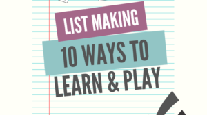 Simple Ways to Play with Words | A Love of Lists