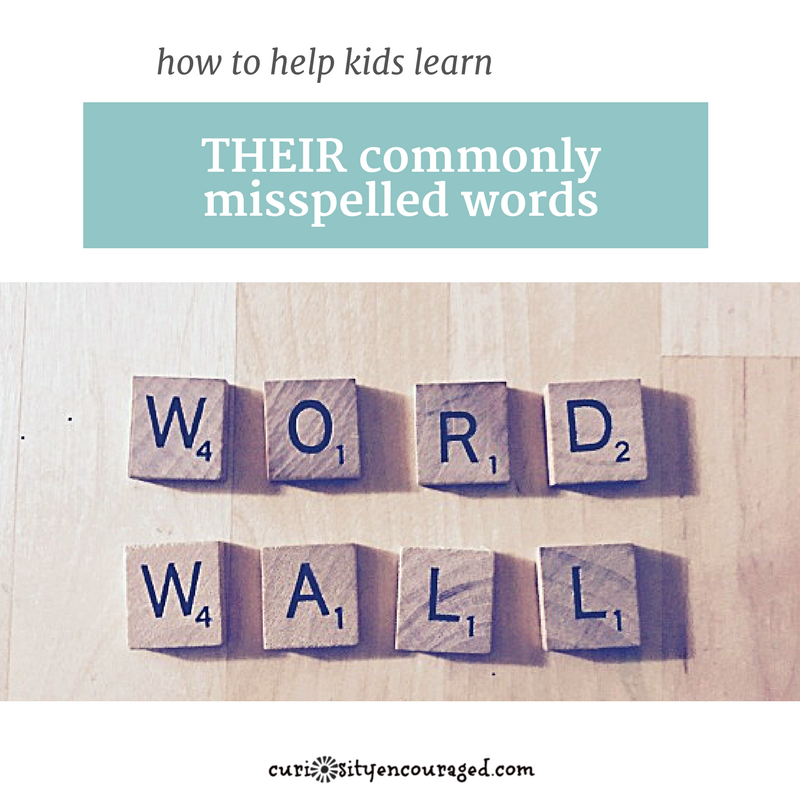 Help Kids Learn the Words They Commonly Misspell