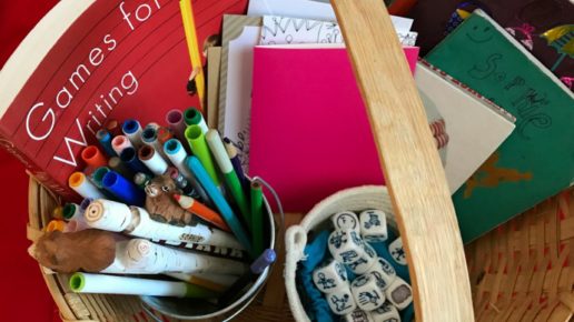 Create a Writing Basket | Encourage Young Writers