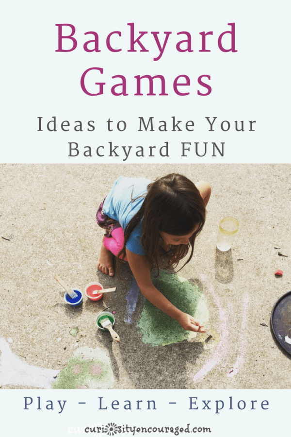 There are many ways to play and learn right in your backyard. Here are our favorite backyard games. Simple and fun, they get kids learning.