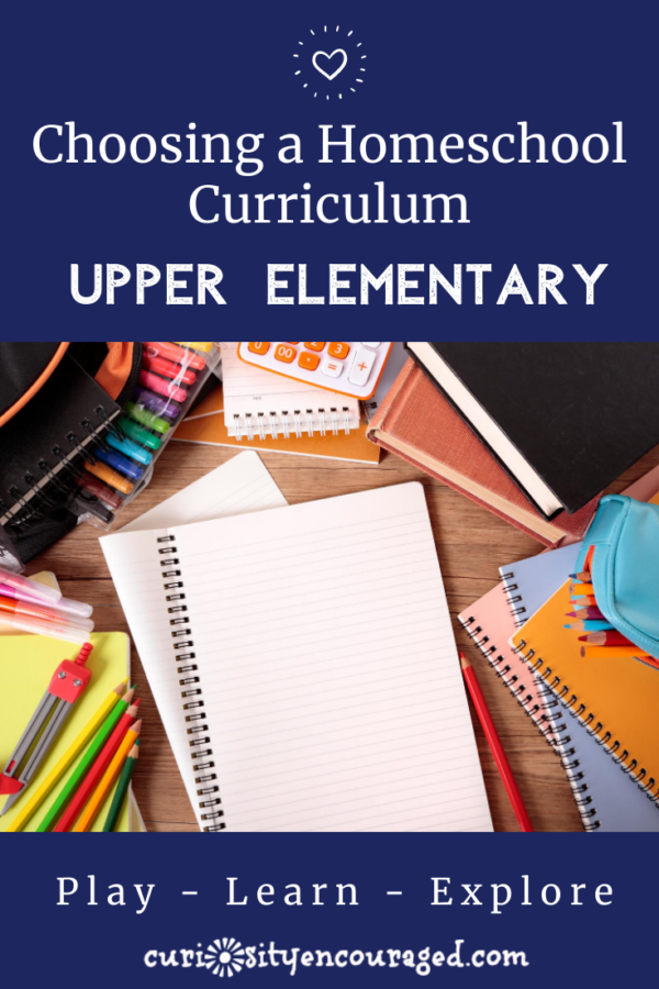Looking for a homeschool curriculum for upper elementary students. Here are resources to help your children learn and love to learn.
