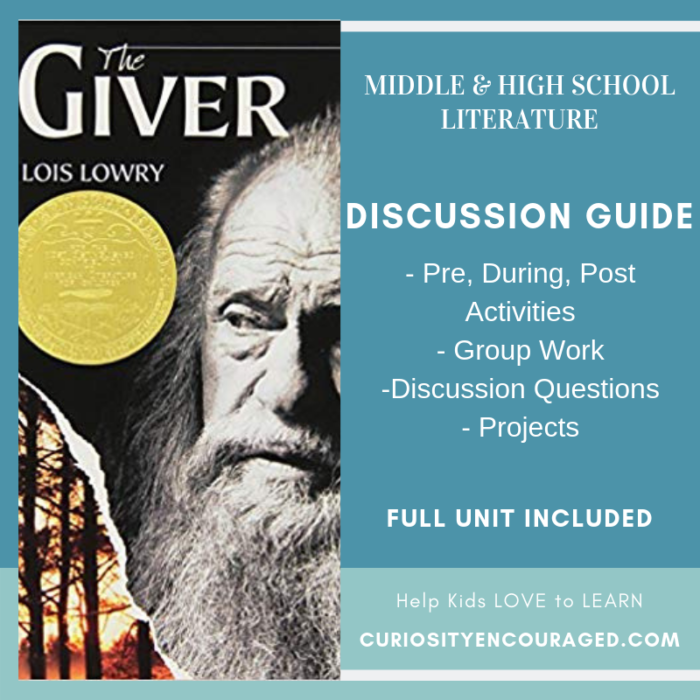 the giver book review questions