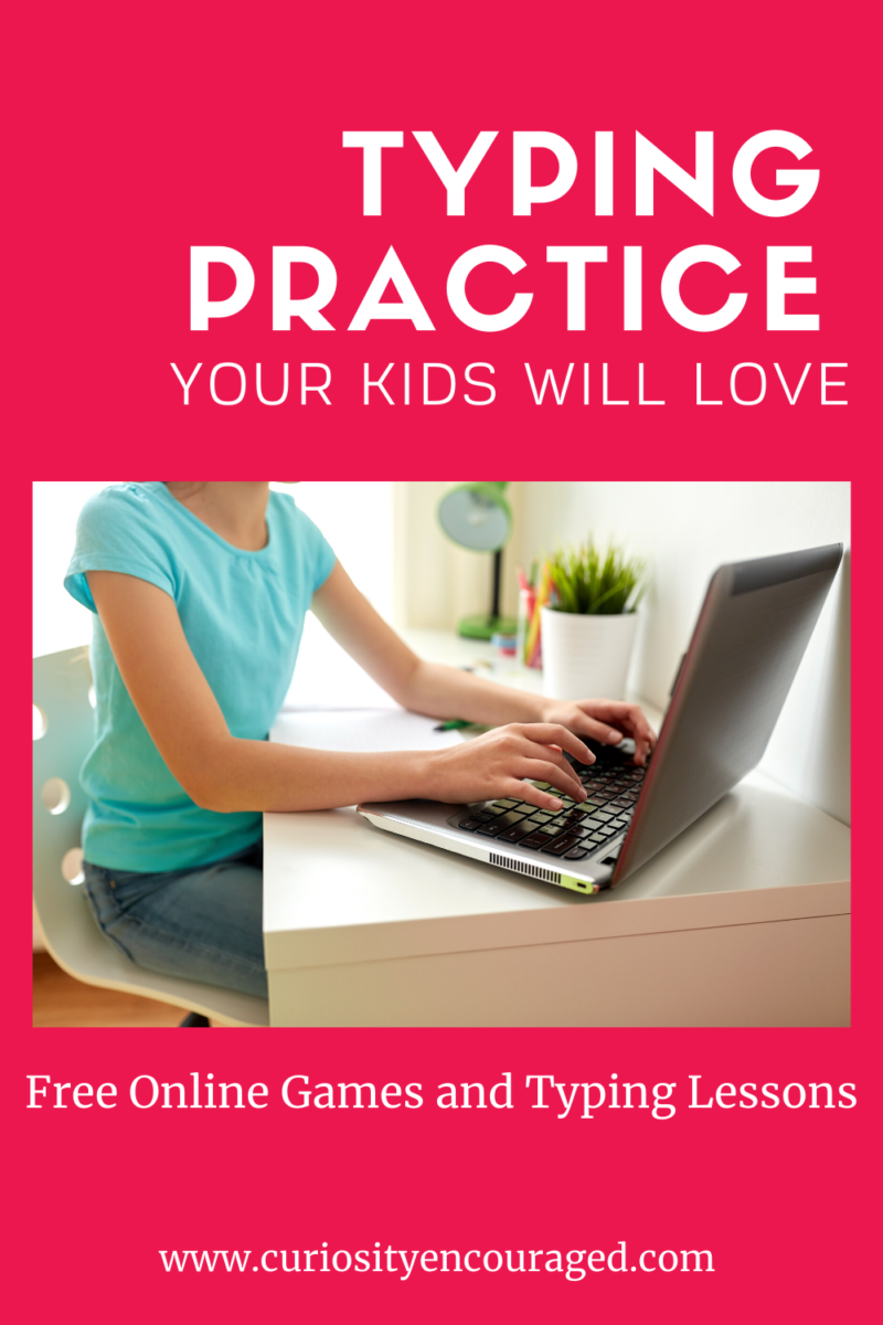 Typing is an important skill our kids will need (if they don't already) but we don't have to make it a boring skill to learn! Get kids typing with Free Typing Games and Typing Lessons. Both make learning to type a lot of fun.  