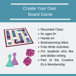 Create your own board game in this fun, recorded class that offers inspiration, and time to brainstorm and free write your game into being.