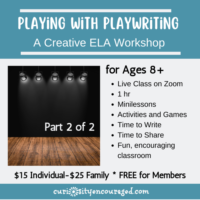 Playing with Playwriting | Class 2 of 2