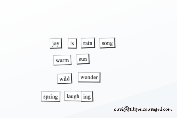 Poetry Games - Curiosity Encouraged