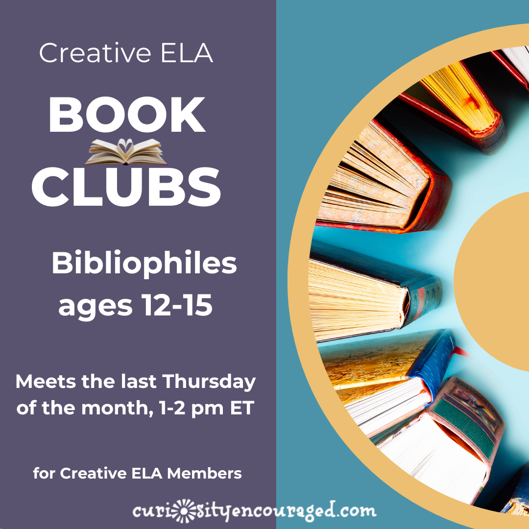 Bibliophile Book Club (12-15 year-olds) - Curiosity Encouraged